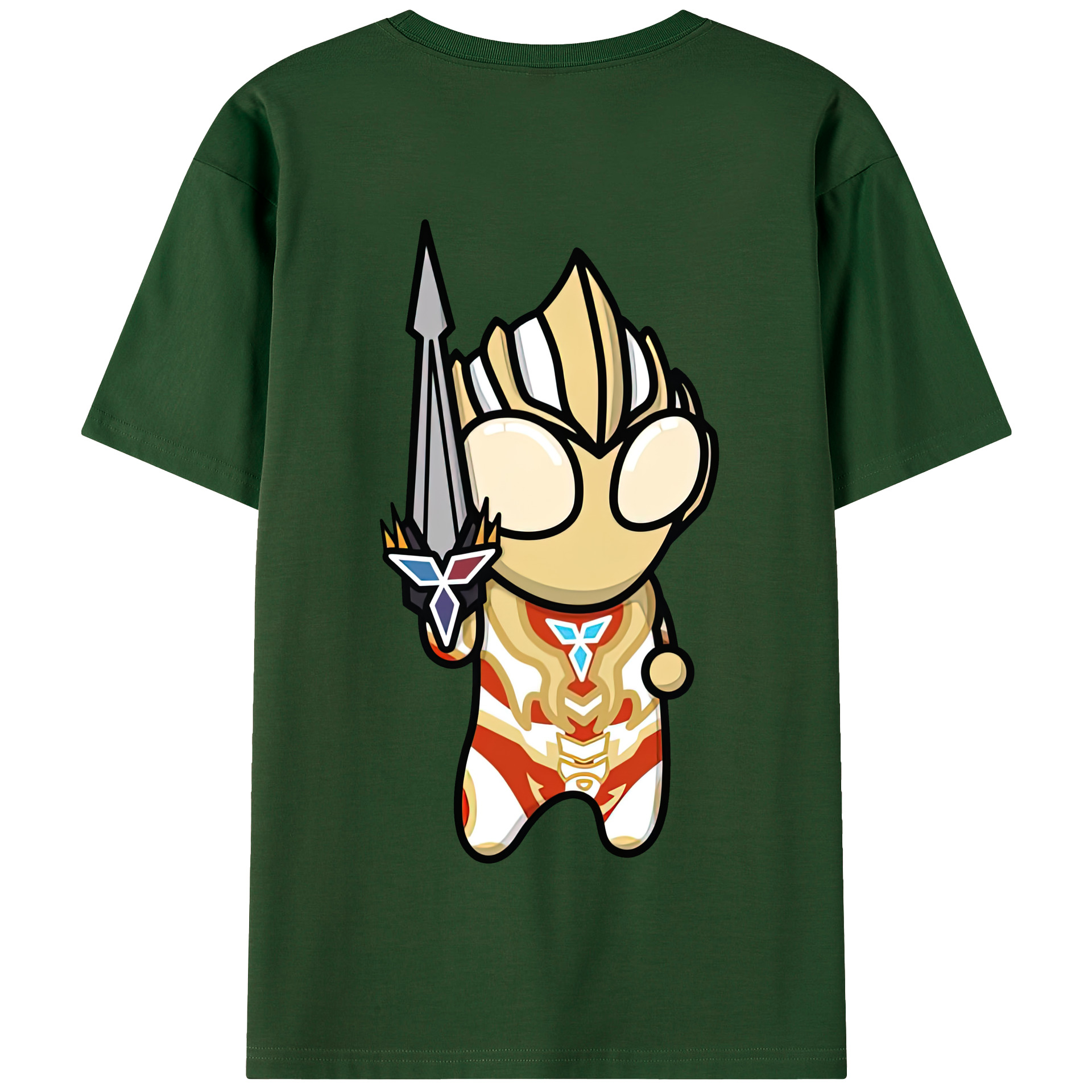 （画像用） ウルトラマン Ultraman 綿100％半袖Tシャツ（背面プリント）